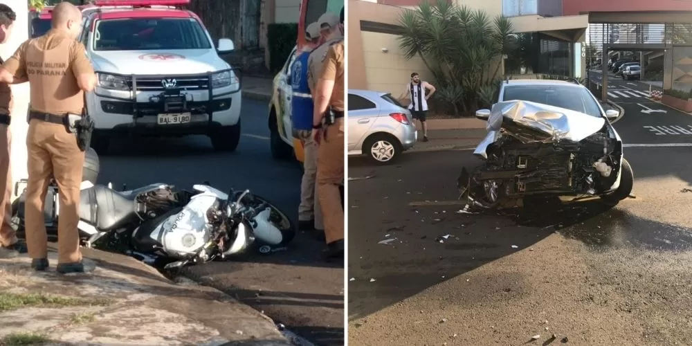 Policial morre em acidente de moto na Zona Oeste de Londrina 2 yamadaacidente.jpg