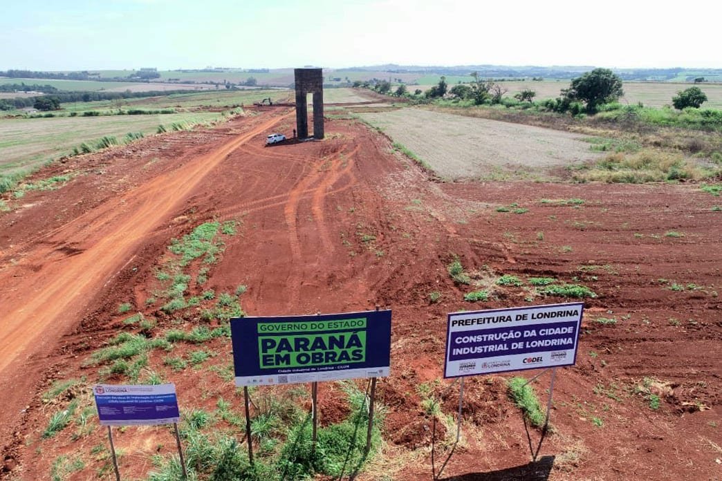 Avançam as obras da Cidade Industrial de Londrina, na Zona Norte 2 WhatsApp Image 20210413 at 17.56.49