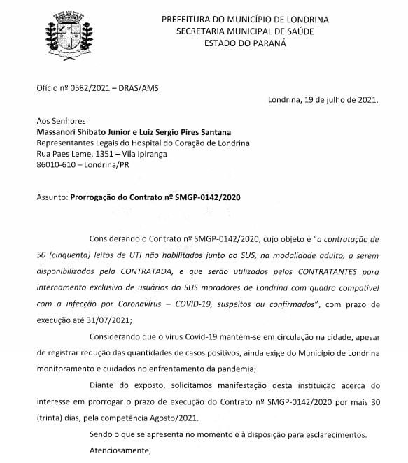 Prefeitura estende aluguel de 40 leitos de UTI do Hospital do Coração por mais 30 dias 2 contrat02
