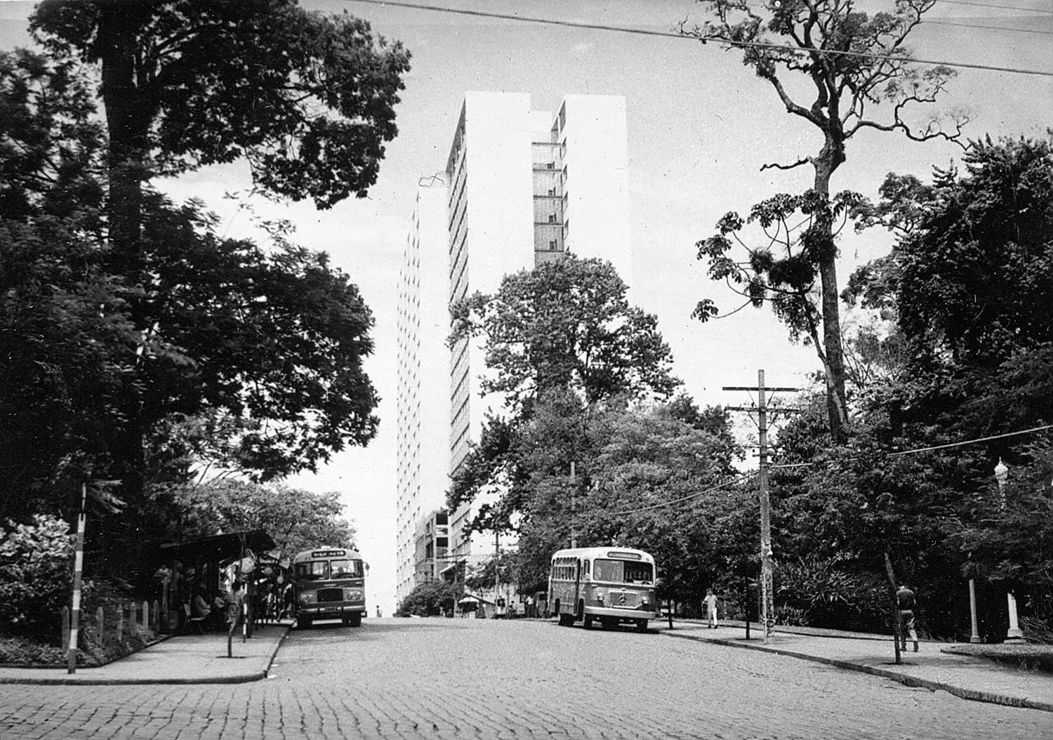 Bosque Central vai receber câmeras de monitoramento 2 Bosque em 1964 Ponto de onibus
