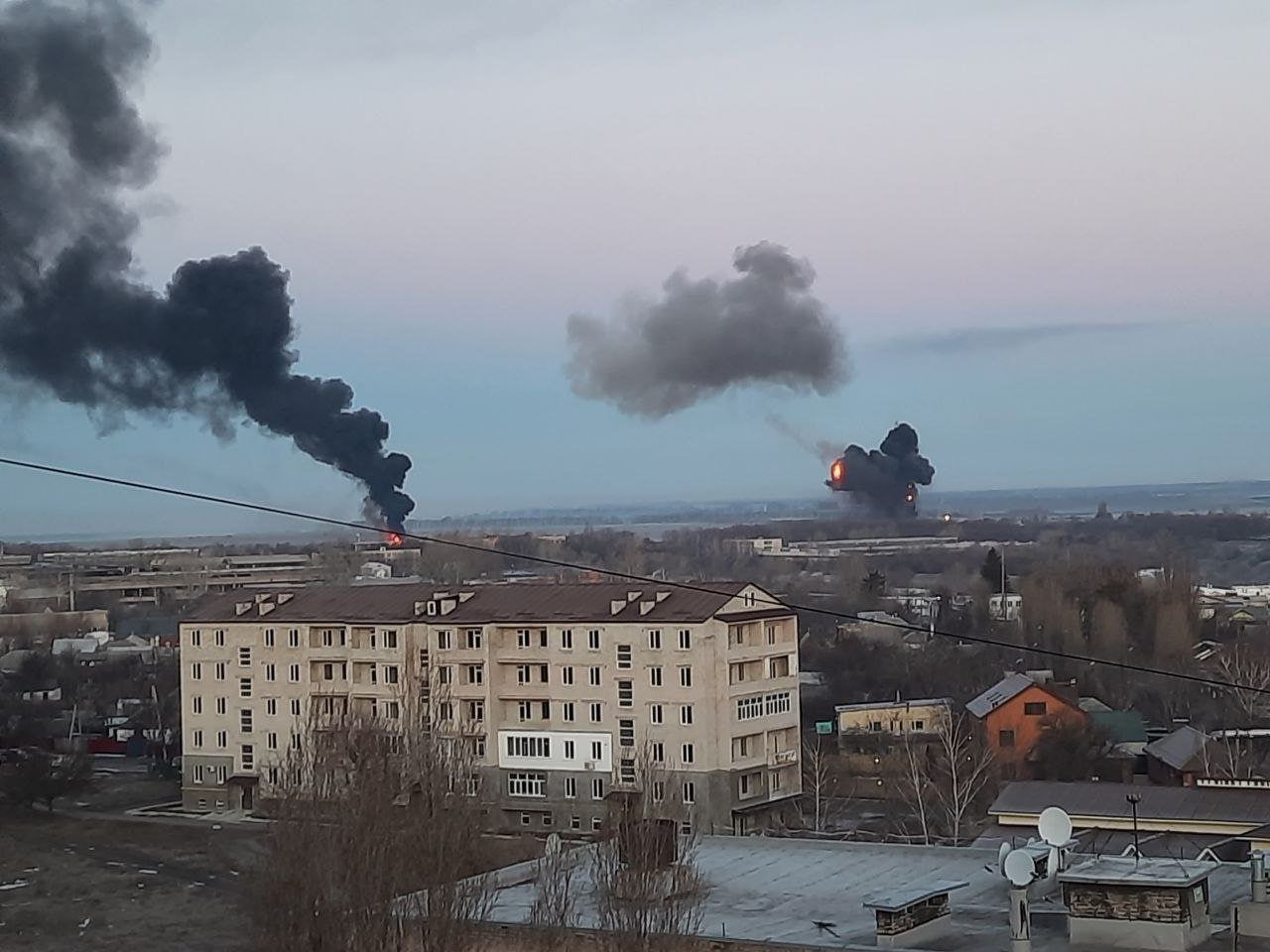 ucrania reage e derruba cinco avioes e um helicoptero da russia