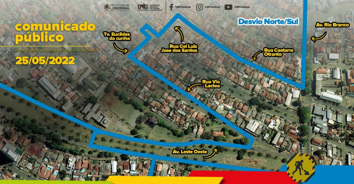 desvio Rio Branco 25 05 arte CMTU 1