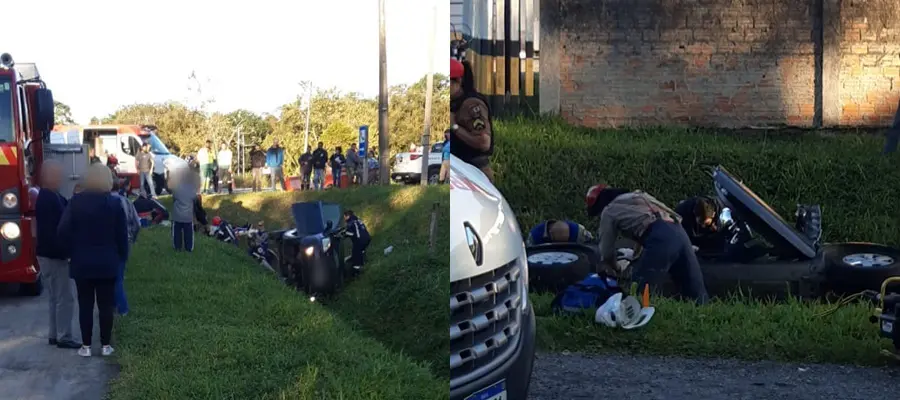 crianca morre acidente carro capota 3