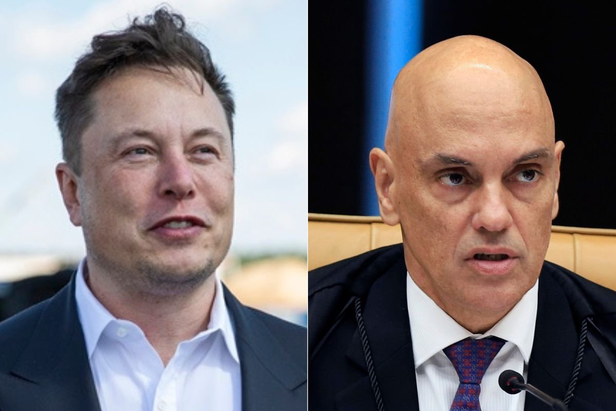 Elon Musk e Alexandre de Moraes