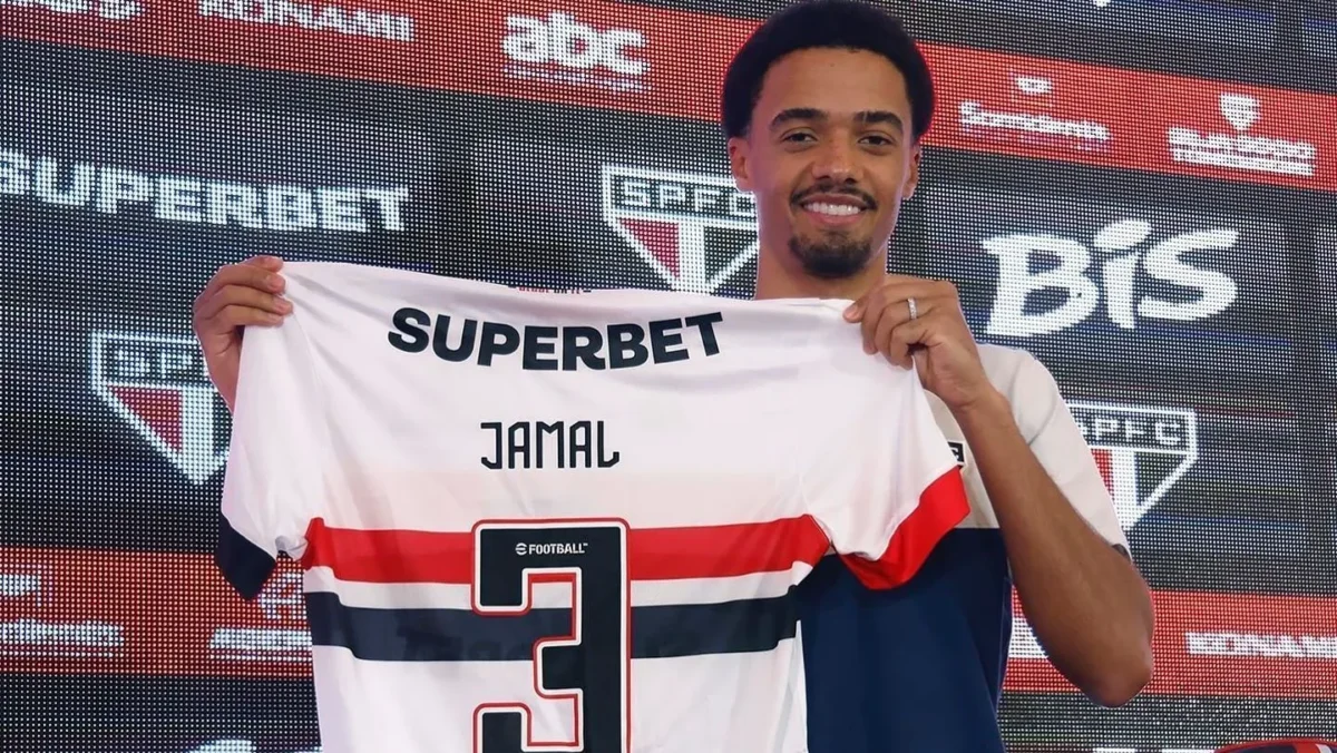 Jogador do São Paulo é apresentado após estreia contra o Cruzeiro; confira 2 Jamal Lewis e1726515819342