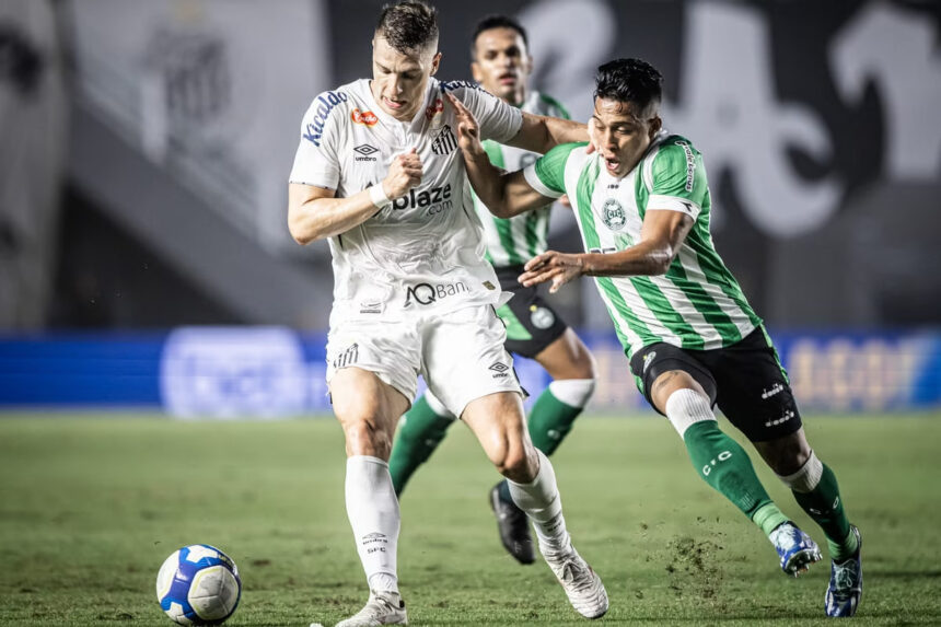 onde assistir coritiba x santos serie b